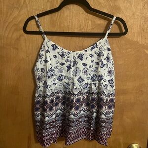 Pattern Print Women's Top